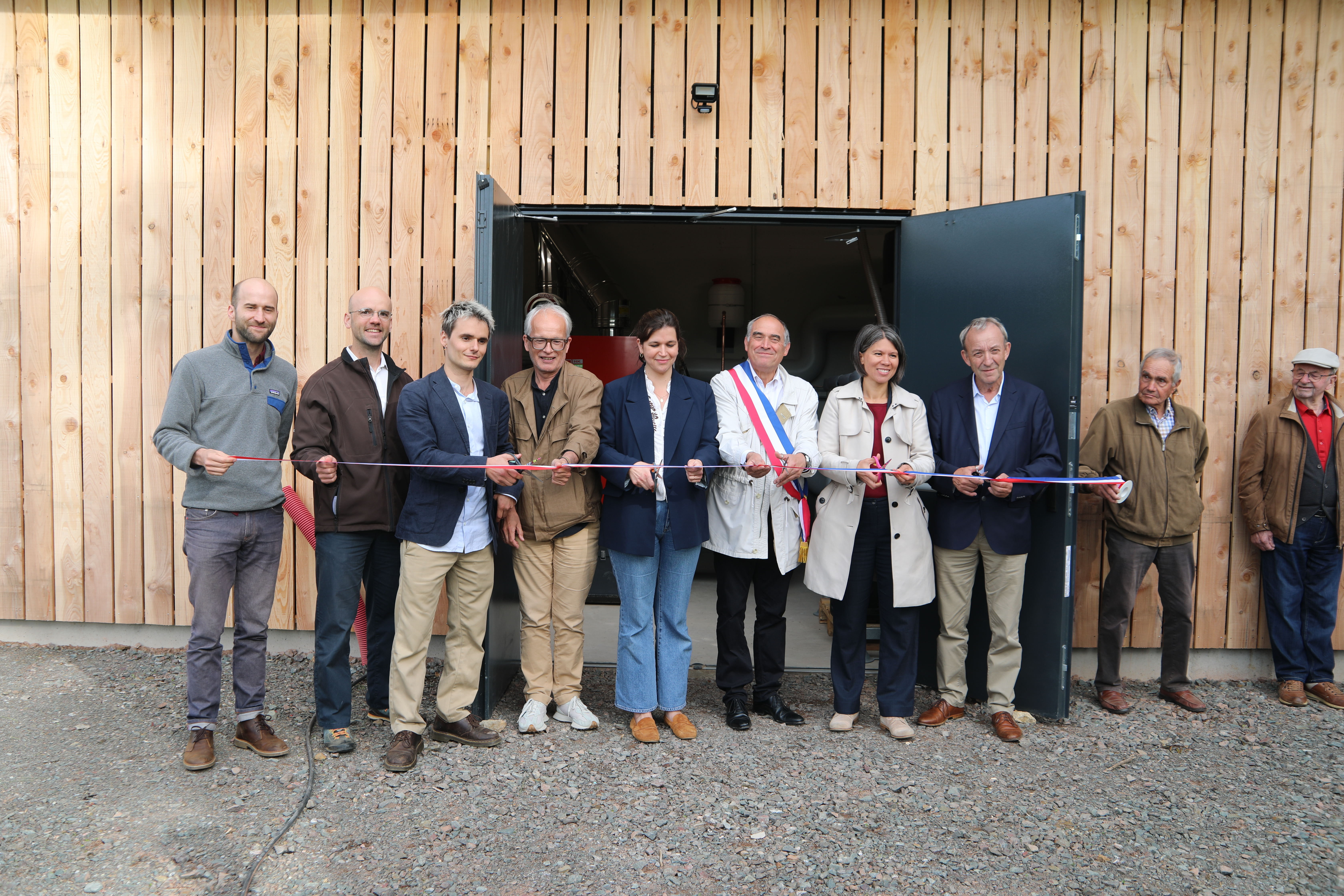 Inauguration de la chaufferie bois-bocager d'Échauffour, juin 2026