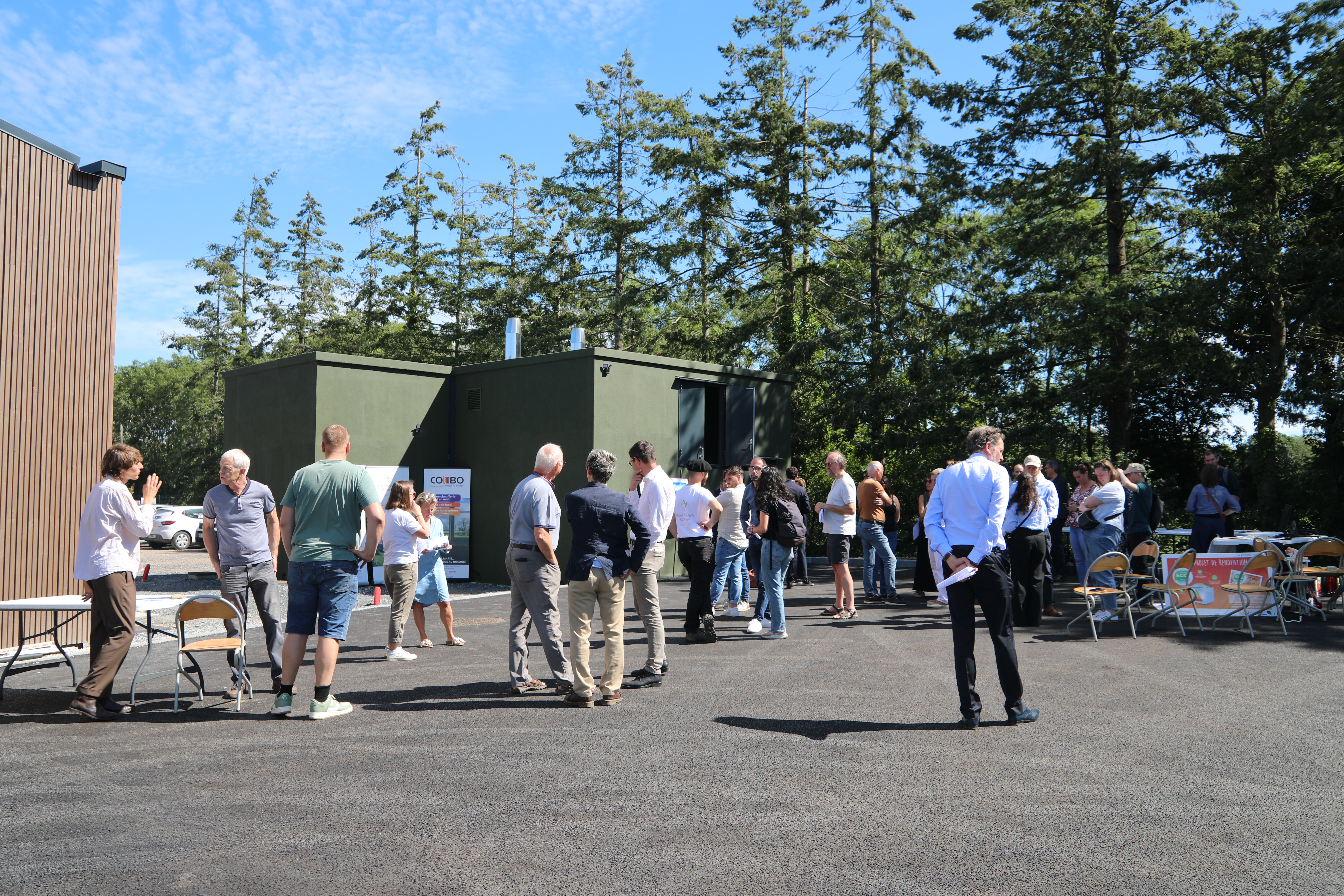 Inauguration de la chaufferie bois-bocager des Moutiers-en-Cinglais, juin 2026