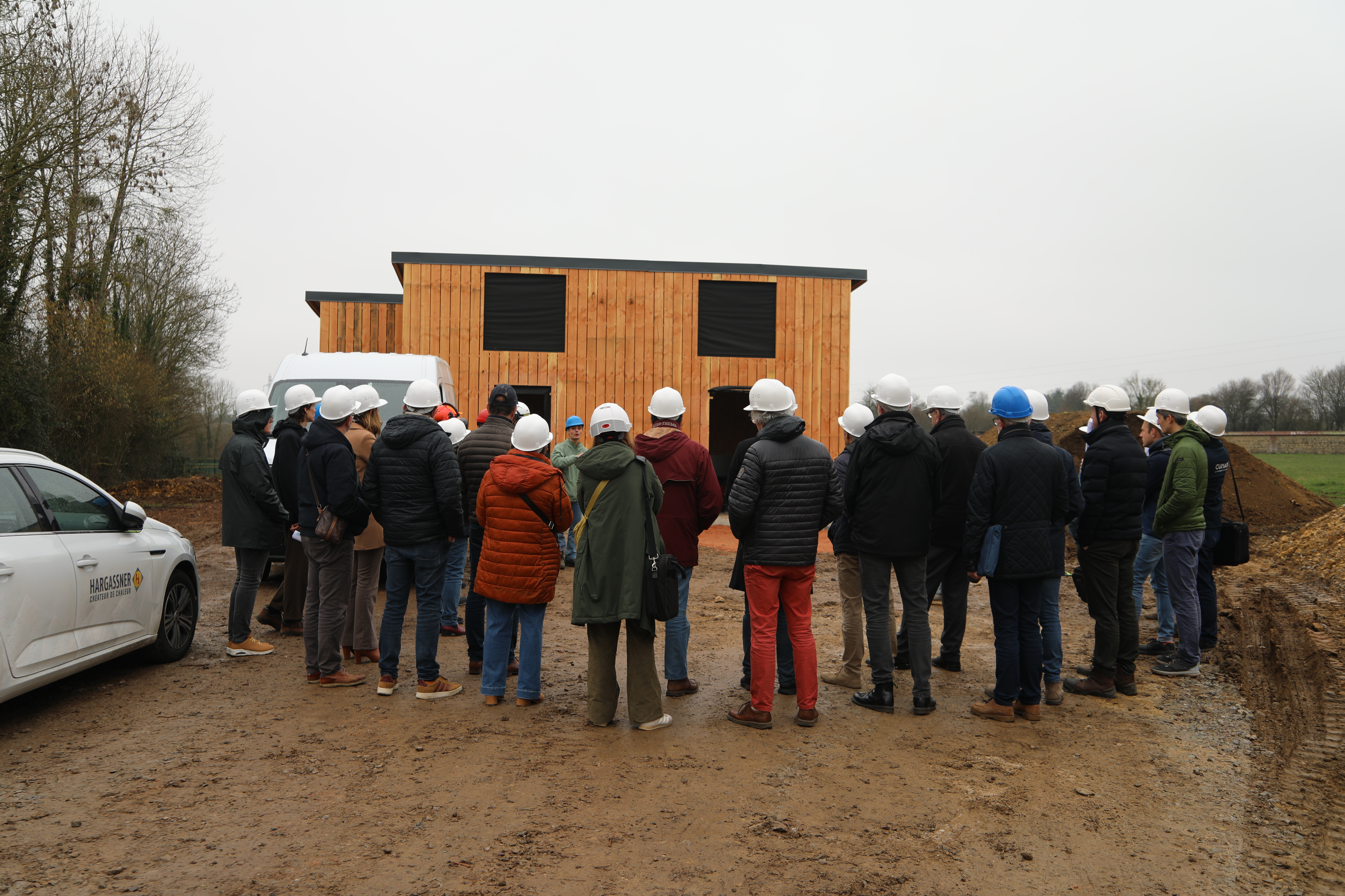 Chantier chaufferie bois-bocager — Échauffour